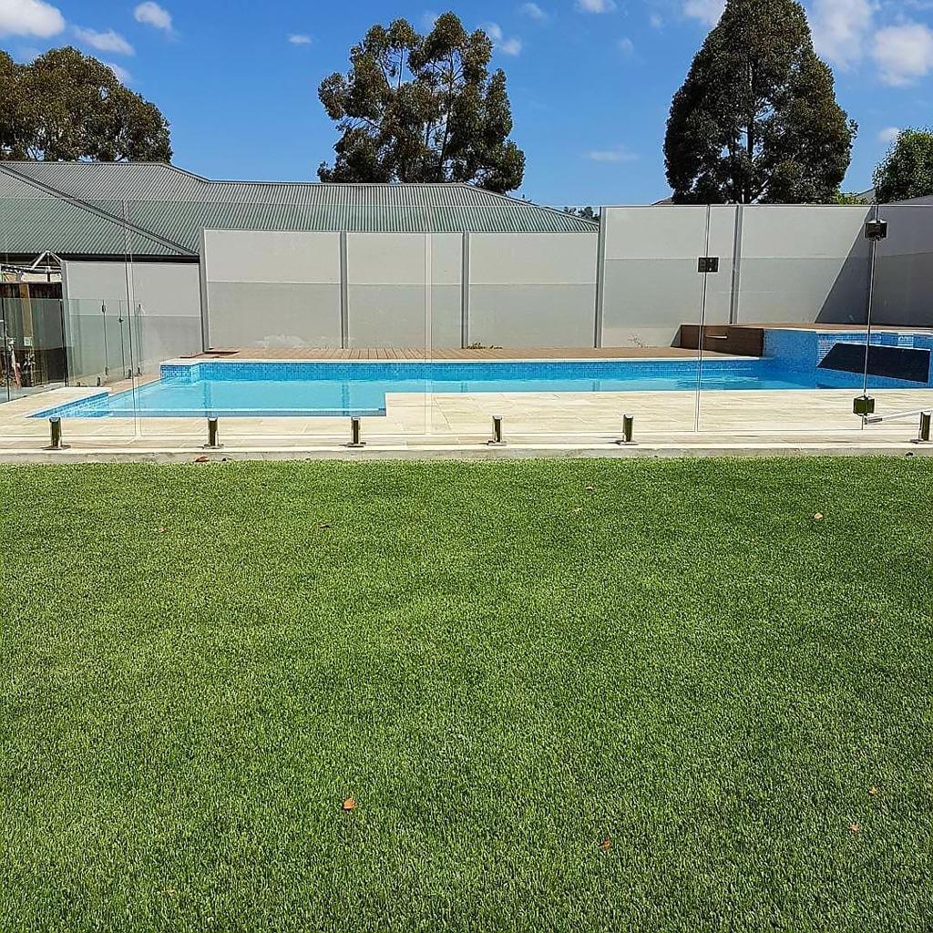 Redbelly Landscapes - Gallery Images Grass Maintenance by the Pool